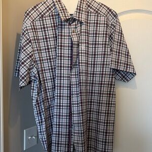 Arita Pro Classic Plaid Men's Shirt -red/navy